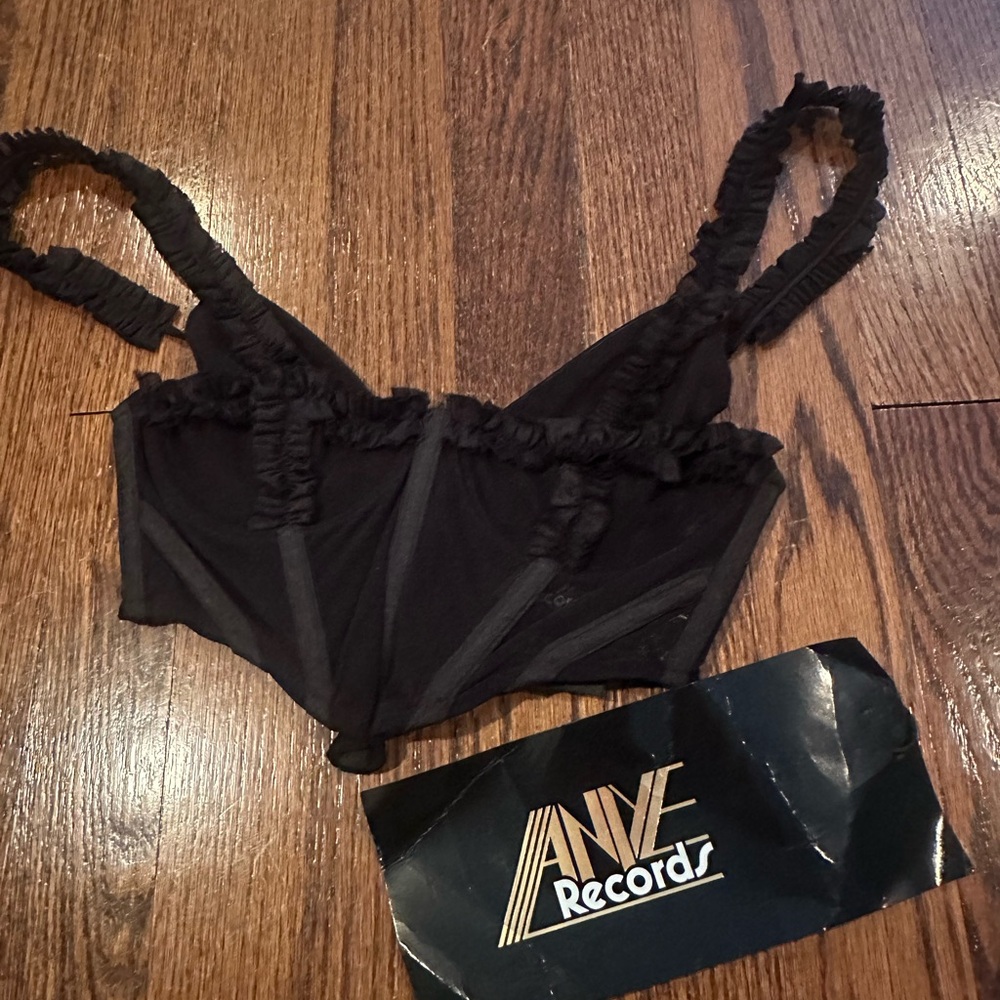 Aniye Records Revolve Corset Top.  Size 38 xs Chic Black corset Top